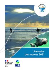 Couverture annuaire des marées 2021