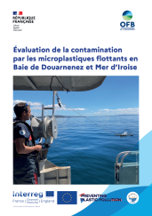 Couverture_Evaluation de la contamination par les microplastiques flottants en Baie de Douarnenez et Mer d'Iroise