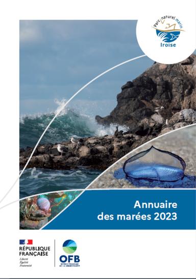 Couverture du document "Annuaire des marées 2023"
